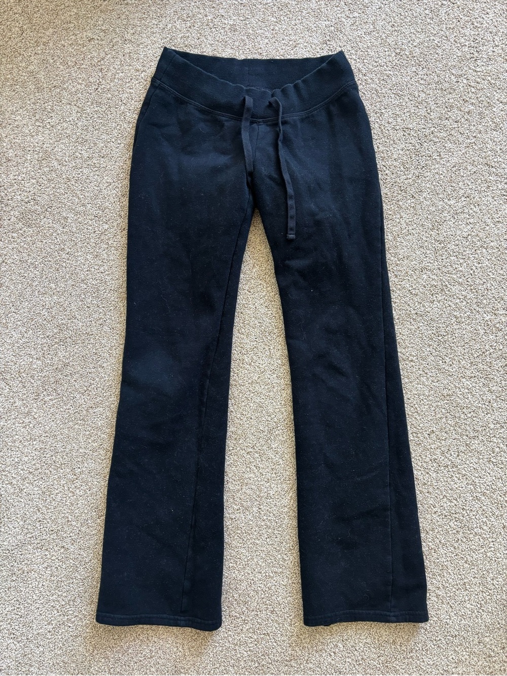 Hollister Black Knit Flare Pull-On Jeans